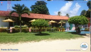 Frente da Pousada Chalés do Atlântico