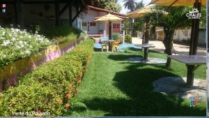 Frente da Pousada Chalés do Atlântico