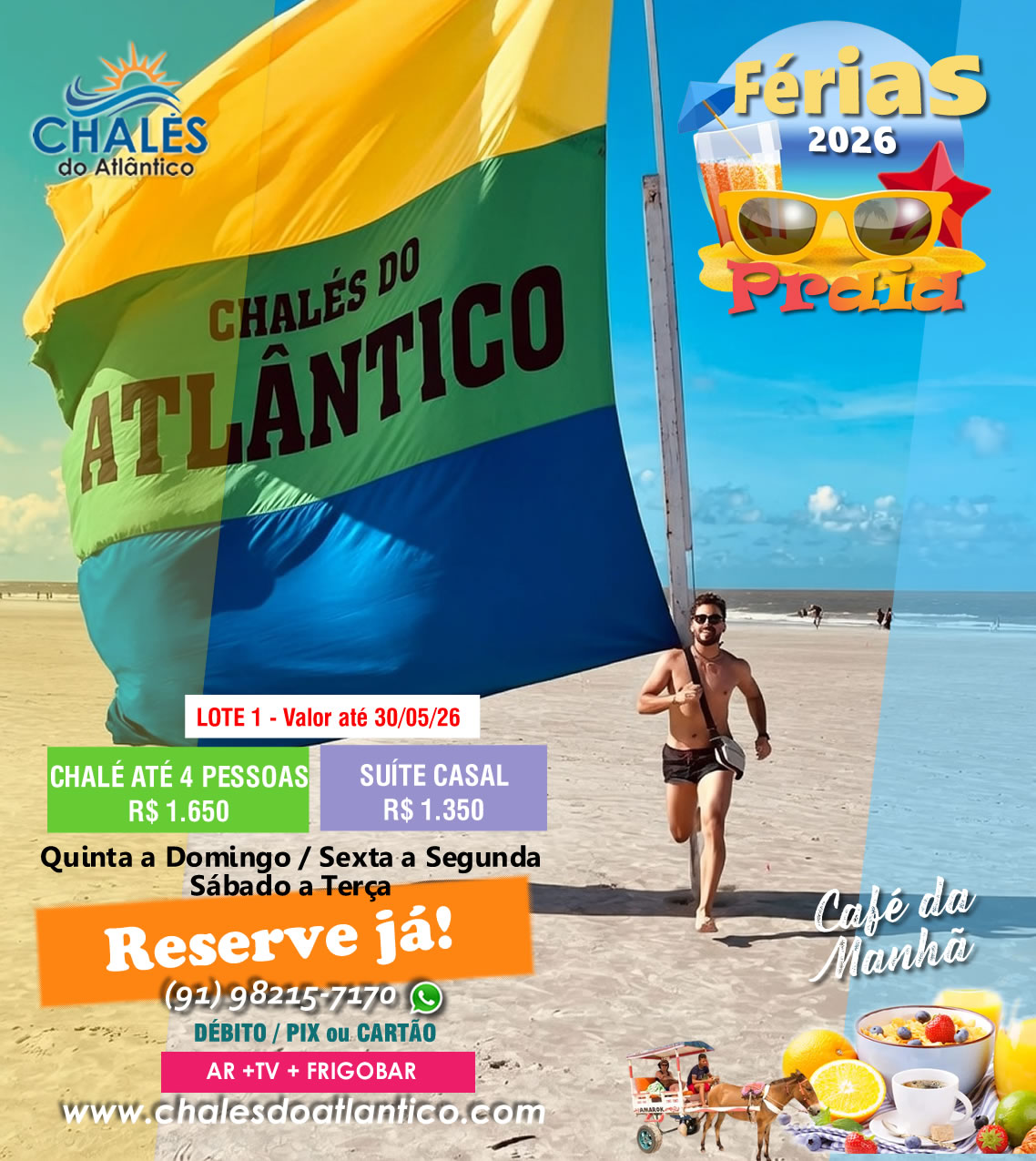 APROVEITE! Lote 1 - E VENHA PARA ALGODOAL
Desperte em um dos nossos confortáveis chalés, rodeados por belas paisagens e a poucos passos da praia. ,

#ferias2026 #cop30 #copbelem #copamazônia #cop30pará #algodoal #algodoalpará #algodoal_maiandeua #praiadaprincesa #maruda #marapanim #pousadanapraia #FériasNaPraia#PraiaParadisiaca#DescanseNaPraia#SolEMar#RefugioPraiano#EscapePraiano#PousadaComVista#AmoAPraia#RelaxamentoNaPraia#PousadaTropical#CantoDoMar#VerãoEmFamilia#PousadaDoVerão#beachgetaways
